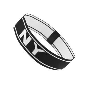 Flexible Headband Elastic Headband for Sport Black White